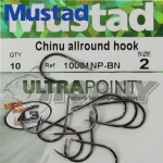 Mustad Chinu Allround Hook 10001NP-BN Fishing Hooks