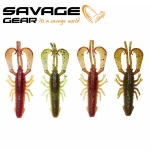 Savage Gear Reaction Crayfish Kit 7.3cm Mixed Colors 25pcs Set of silicone lures