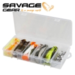 Savage Gear Cannibal Shad Kit 6.8 & 8cm Mixed Colors 36pcs