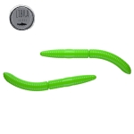 Libra Fatty D Worm 75 - 026 - hot apple green limited edition / Krill