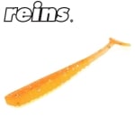 Reins Aji Ringer Shad 1.5 - B49 Chika Orange/Chartreuse Silver Glitter 12pcs