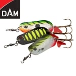 Dam Effzett Standard Spoon 8cm 45g Sinking Olive/Chartreuse Tiger UV