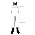 Prologic Inspire Chest Bootfoot Wader Eva Sole Jumpsuit with boots