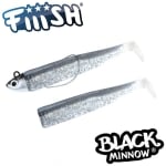 Fiiish Black Minnow No2.5 Combo: Jig Head 12g + 2 Lure Bodies 10.5cm - Lime Juice