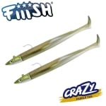 Fiiish Crazy Paddle Tail 100 Double Combo - 10cm 10g Soft lure