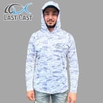 Last Cast Camo Fish Mesh Hoodie UPF 50+ UV Hoodie