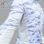 Last Cast Camo Fish Mesh Hoodie UPF 50+ UV Hoodie