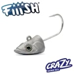 Fiiish Crazy Sand Eel 120 Jig Head 10g Dart - Raw Material