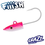 Fiiish Crazy Sand Eel No3 Monster Jig Head 100g X-Strong Fluo Pink Jig head