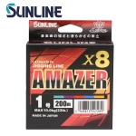Sunline Amazer X8 Multi Color HG 200m Braided line