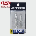 Vanfook Treble Hook Silver DT-58S Triple hooks