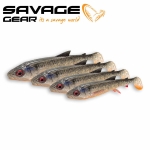 Savage Gear 3D Whitefish Shad 9cm Mix 4pcs Set soft lure