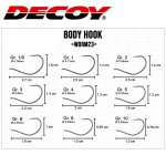 Decoy Worm 23 Body Hook Hooks