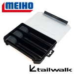 Meiho | Tailwalk Free case 800ND Clear and Black 20.5x14.7x4.0cm