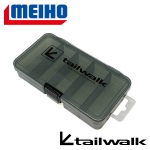 Meiho | Tailwalk SFC Lure Case M Smoke Black 16.1x9.1x3.1cm 