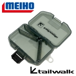 Meiho | Tailwalk SFC Lure Case SS Smoke Black 10.3x7.3x2.3cm 