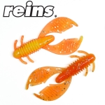 Reins AX Craw Mini 2.0 - B49 Chika Orange/Chartreuse Silver Glitter 9pcs
