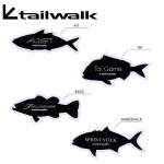 Tailwalk Fish Shape Sticker Typeｰ01