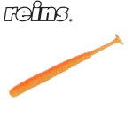 Reins Aji Adder Shad 2.0 - B49 Chika Orange/Chartreuse Silver Glitter 12pcs