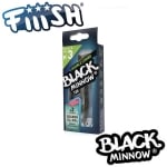 Fiiish Black Minnow No3 Double Combo: 2 Jig Heads 18g + 2 Lure Bodies 12cm - Green Phantom