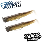 Fiiish Black Minnow No2 Double Combo - 9 cm, 7g Soft lure