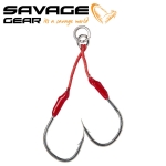 Savage Gear Bloody Assist Hook J Double Asymmetric Assist hooks