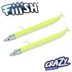 Fiiish Crazy Sand Eel No1 Double Combo - 10cm, 10g