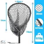Last Cast Floating Net Rubber Mesh M 54x45x40cm Floating Net