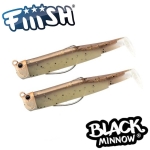Fiiish Black Minnow No2 Double Combo - 9 cm, 7g Soft lure