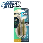 Fiiish Mix Pack 8g - Master Shad Khaki 100 mm + Black Minnow Khaki Glitter 105 mm Комплект силиконови примамки