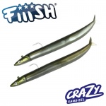 Fiiish Crazy Sand Eel 120 Double Combo - 12cm, 15g