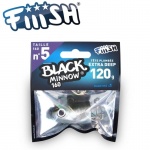 Fiiish Black Minnow No5 Jig Head 120g Extra Deep