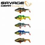 SG 4D Perch Shad 12.5cm 20g Motoroil UV