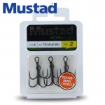 Mustad UP KVD Triple Grip Bn #6 Black Nickel 6pcs