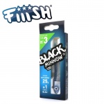 Fiiish Black Minnow No3 Combo: Jig Head 25g + 2 Lure Bodies 12cm - Kaki