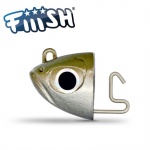 Fiiish Black Minnow No1 Jig Head 3g Shore - Kaki