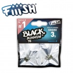 Fiiish Black Minnow No1 Jig Head 3g Shore - Kaki