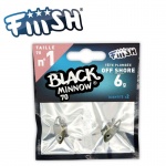 Fiiish Black Minnow No1 Jig Head 6g Off Shore - Kaki