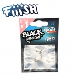 Fiiish Black Minnow 4 Krog Premium Hooks by VMC - No2.5