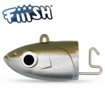 Fiiish Black Minnow No3 Jig Head 37g Deep - Kaki