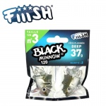 Fiiish Black Minnow No3 Jig Head 37g Deep - Kaki