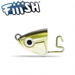 Fiiish Black Minnow No6 Jig Head 30g Shallow