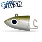 Fiiish Black Minnow No5 Jig Head 60g Off Shore - Kaki