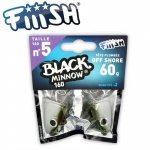 Fiiish Black Minnow No5 Jig Head 60g Off Shore - Blue