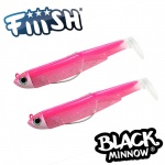 Fiiish Black Minnow No1 Double Combo - 7 cm, 3g Soft Lure 