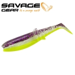 SG Cannibal Shad 6.8cm 3g Purple Glitter Bomb 5pcs