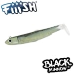 Fiiish Black Minnow No3 Combo: Jig Head 12g + 2 Lure Bodies 12cm - The Italian Job